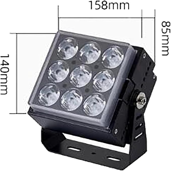 Ground LED Landscape Lamp - LED Beam Light AC A Beam of Light Spotlight IP67 Waterproof Adjustable Wall Projector Lights for Building Villa PartyYellow-30w