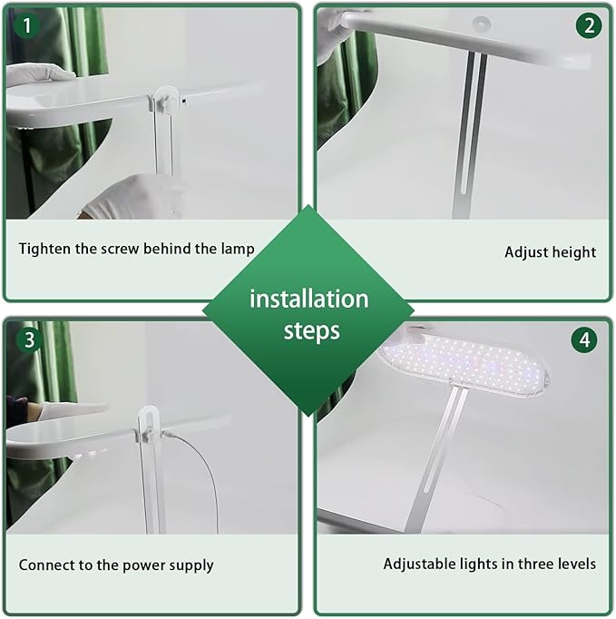 Mini Hydroponic Growing System Kit with 15W LED Light 9-Pod Indoor Garden Adjustable Height &amp Auto Water Pump