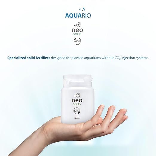 NeoSolid No CO2 - Root-Zone Nutrient Tablets for Freshwater Planted Aquariums CO2-Free Plant Booster for Rooted Aquarium Plants Aquascaping Essential - 100 Tabs