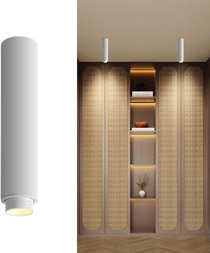 7w Led Spotlight Exposed Mounted Spotlight Accent FocusAdjustable Beam Angle 15°–60°Directio l Spotlights for Corridor
