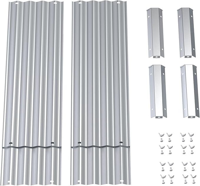 Highpro Raised Garden Beds 3×3×1ft Galvanized Metal Planter Boxes for Herbs Vegetables Flowers and Succulents Silver