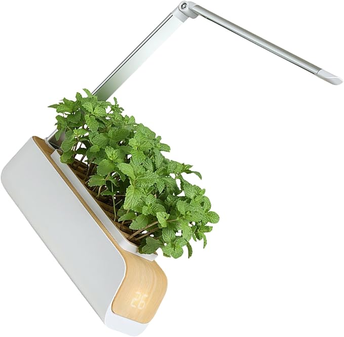 Intelligent Indoor Hydroponic Gardening Systems with Adjustable LED Grow Light for Vegetables Soil and Water Plant