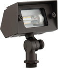 Amped Landscape Lighting 12V Flood Wall Wash Light with G4 Socket in Bronze Powder Coated Aluminum