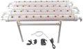 Hydroponic Grow Kit 1 Layer 36 Plant Sites 4 Food-Grade PVC-U Pipes w/Water Pump for Indoor&ampOutdoor Leafy Vegetables