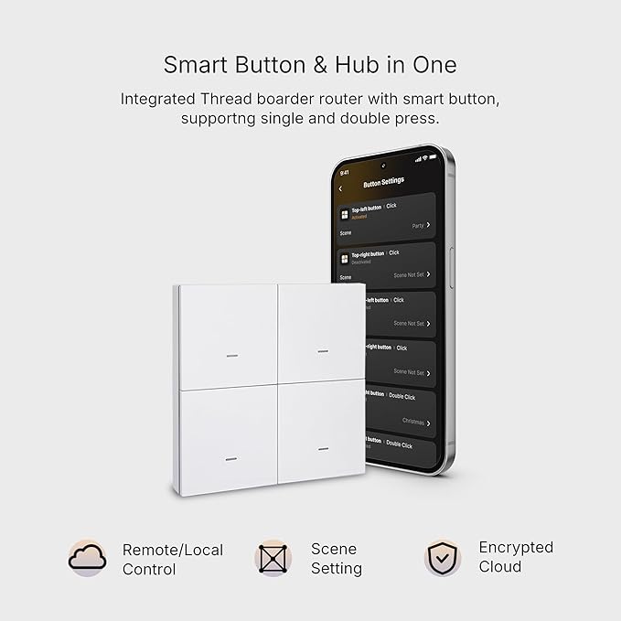 2 Smart Outdoor Spotlights Bundle 1 Smart Switch Hub with Switch Hub IP67 Waterproof Voice Control Compatible with Alexa/Google Assistant Thread Low Voltage Landscape Light for Yard