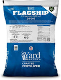 Yard Mastery 24-0-6 Flagship Granular Lawn Fertilizer with 3% Iron Bio-Nite™ 45 lb Bag Covers 15000 sq ft 6% Potassium Micronutrients and 24% Slow Release Nitrogen Grass Fertilizer for Lawn Care