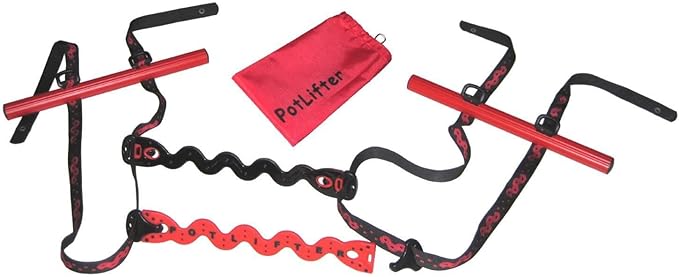 PotLifter - Potted Plant Mover and Essential Lifting Tool For Garden Flower Pots Planters Trees Rocks - Lifts Up to 200 Pounds - A Plant Caddy Alternative Easily Move Heavy Items Around Your Yard