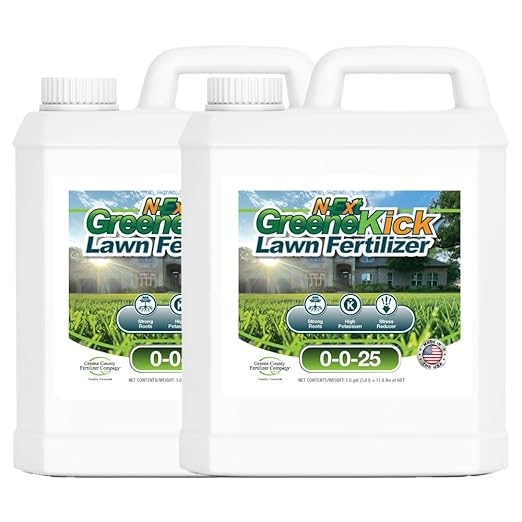 0-0-25 GreeneKick Potassium Turf Fertilizer (2 Gallons Cover 51200-128000 sq. ft.) with 25% Potassium Carbonate