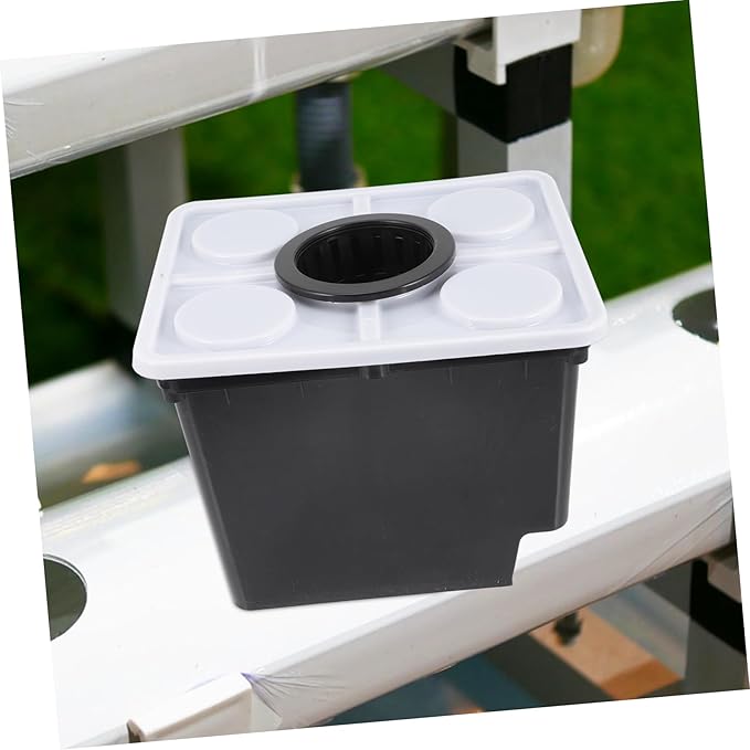Yardwe Hydroponic Planting Bucket for Soilless Cultivation Durable Grow Container for Vegetables Fruits and Flowers for Indoor and Balcony Gardens