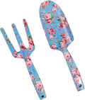 Women ' s Gardening Tool Set Hand Trowel Fork Durability Stainless Steel with Unique Floral Print Perfect for Various Task Gardening Tool for Women