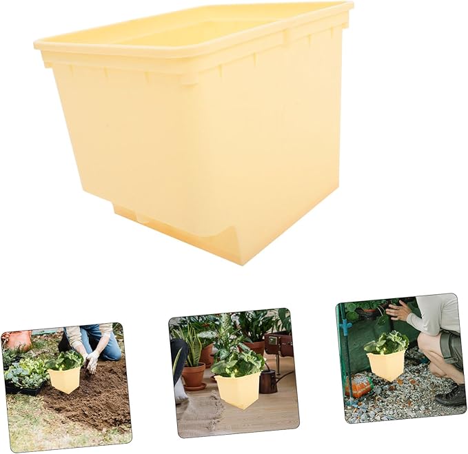 POPETPOP 1set Hydroponic Planting Bucket Nursery Box for Soilless Vegetable Cultivation for Greenhouse and Indoor Gardening and Easy to Assemble No Lid Included