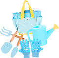 VICASKY 1set Boy Girl Gardening Tools Set Garden Tool Kit Shovel Rake Watering Can and Storage Bag for Boy Girl Lightweight and Portable Gardening Toys for