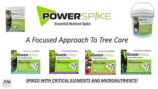 Power Spike for EVERGREENS Fertilizer Spike. Essential Nutrient Spike Fortified with Iron to Feed All Types of evergreens and Address Common Deficiencies (30 Spikes - 9.6 lbs) (30)
