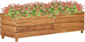 Raised Bed Natural Wood Steel Patio Garden Retaining Wall Landscape Fencing for Stone or Galvanized Plants Recycled Teak Welded Wire Fence Panels