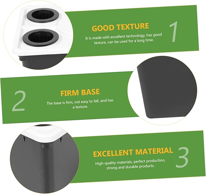 GANAZONO Hydroponic Bucket for Greenhouse Soilless Cultivation Barrels Easy Assemble Planting Holder