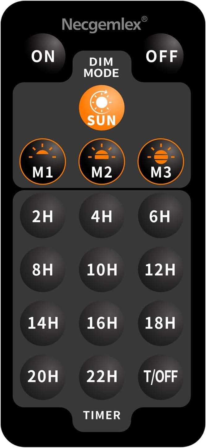 A Plus Smart LED Grow Lights for Indoor Plants - Real Time Sunlight Brightness Simulation Full Spectrum Grow Light with 2-24 Hours Timer Auto on/Off Independent Control Dual Heads Dimmable
