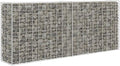 Gabion Basket Galvanized Steel 33.5x11.8x78.7 Gabion Raised Bed Gabion Cages Basket Steel Woven Gabion Net for Backyard Garden -AA