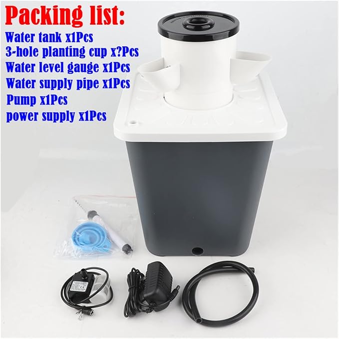 Hydroponic Tower Growing sytem DIY Balcony Hydroponic Growing System Detachable PP Colonization Cups Home Garden Farm Greenhouse Vertical Tower Planters Easy to Install a