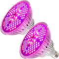 2 Pack LED Grow Light Bulb for Indoor Plants Full Spectrum Grow Lamp MILYN 100W E26 LED Plant Bulb for Seedlings Flowers Greenhouse Vegetable Succulent Houseplants Hydroponic