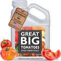 Great Big Tomatoes Soil &amp Fertilizer Booster for Big Vegetable Yields Better Fertilizer &amp Plant Food Efficiency and Garden Performance. Perfect for Beginners.1 Gallon Concentrate (Makes 32 G