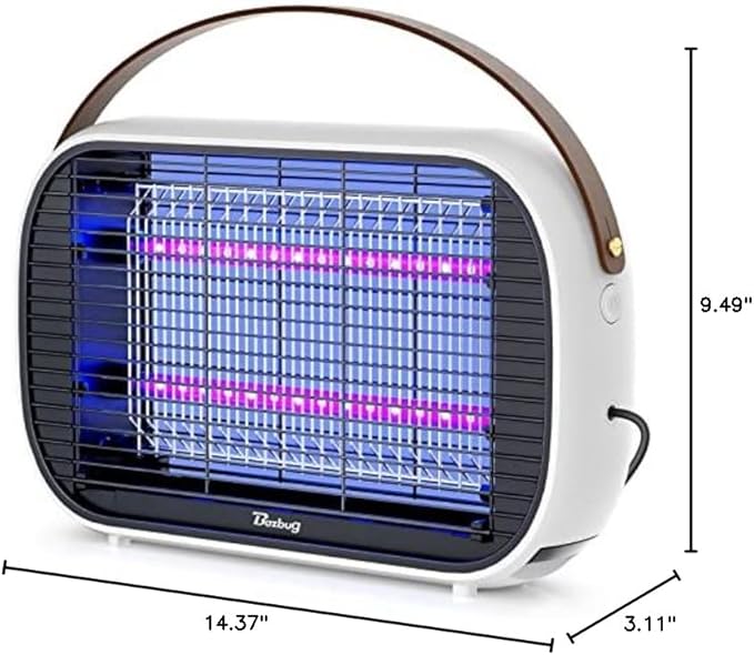 Buzbug LED Bug Zapper Indoor LED Bulbs Up to 50000 Hours Sustainable Less Power Durable High-Voltage Electric Mosquito Zapper Fly Trap Mosquito Trap Fly Killer -MA015B