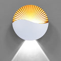 Creative LED Wall Sconce Lights Up Down Aluminium Waterproof IP65 LampIndoor Outdoor for Bedroom Living Room Bathroom Porch Hallway Stairs(White- White1PCS-7W(85-265V))