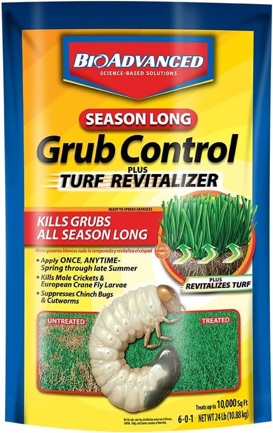 BioAdvanced Season Long Grub Control Plus Turf Revitalizer Granules 24 LB