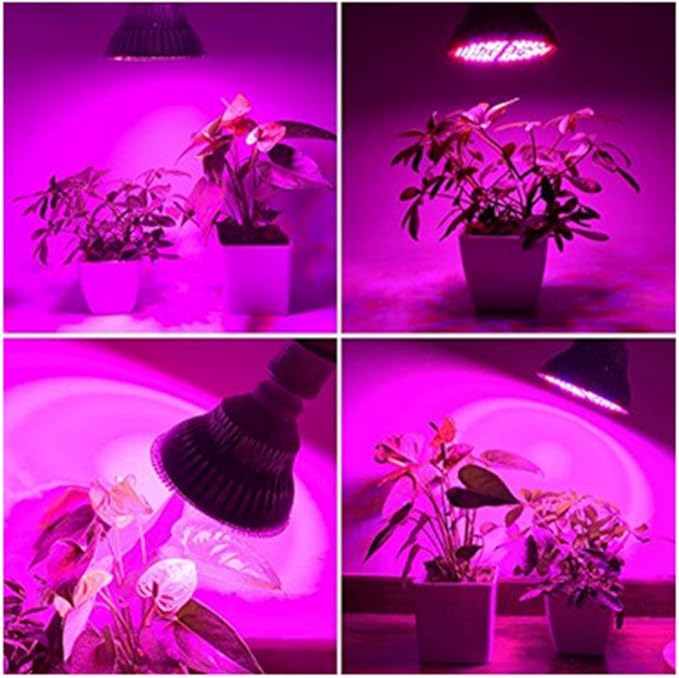 Upgrade 100W Led Grow Light Full Spectrum 150LED E27 Grow Lights for Indoor Plants Greenhouse Veg Bloom Light Hydroponic Grow Lamp 85-265V(White)