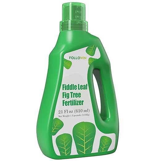 Fiddle Leaf Fig Tree Plant Food 21 ozLiquid Houseplant Fertilizer with 3-1-2 NPK Ration for Healthy RootsStems and Leaves