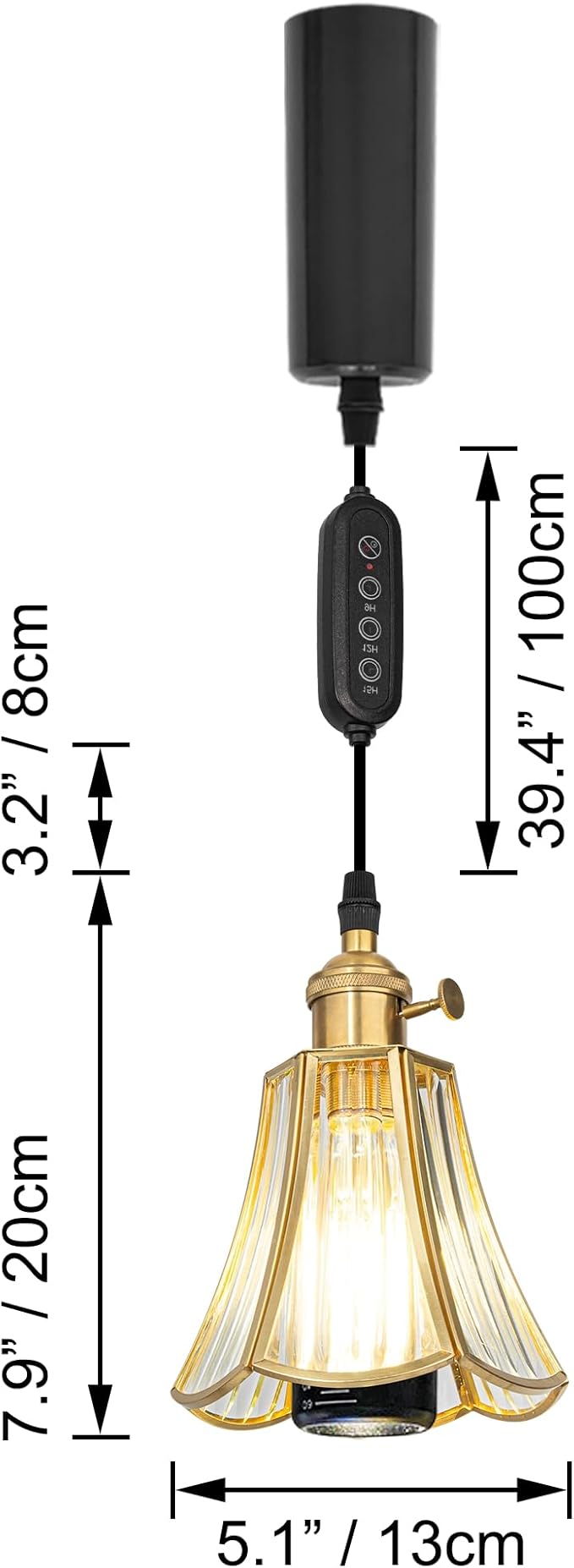Adjustable Height Juno Track Light Pendants Full Spectrum AUTO 10W Plant Growing Lamp Clear Water Ripple Glass Copper Line Cover Timer for Indoor Basil Kitchen Green House Customizable