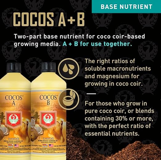 House &amp Garden Cocos A &amp B 1L and Drip Clean 250mL