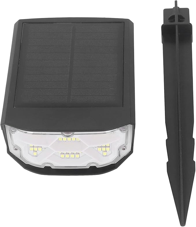 Solar Landscape Spot Light with IPX7 Rating and 25 Percent Photovoltaic Conversion Rate - 4 Gear Outdoor Ground Lamp for Courtyard and Garden Lighting