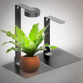 ONF Mist O Desktop Planted Lighting LED Light for Indoor Plants Brightness Dimmable Full Spectrum Grow Light Room Decoration Terrarium Light for Potted Plant and Succulent Matt Black