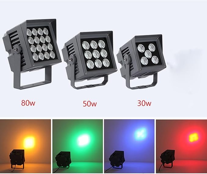 Outdoor Narrow Beam Spotlight - Long Range Rotation Spotlight IP65 Outdoor Waterproof Long-Range Beam Light Projection Light Villa Led Beam Landscape Lights(White120W(85-265V))
