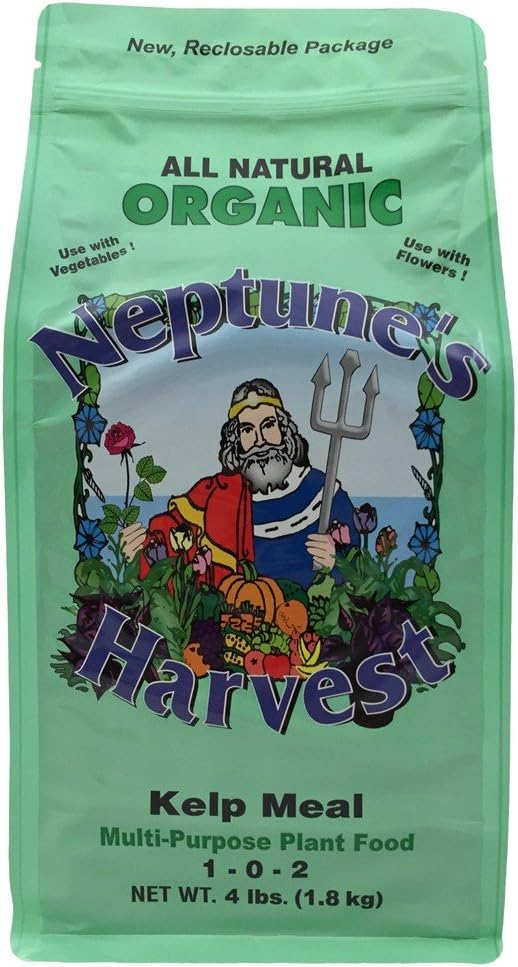 Neptune's Harvest Kelp Meal Multi-Purpose Plant Food 1-0-2 6ea/4lb