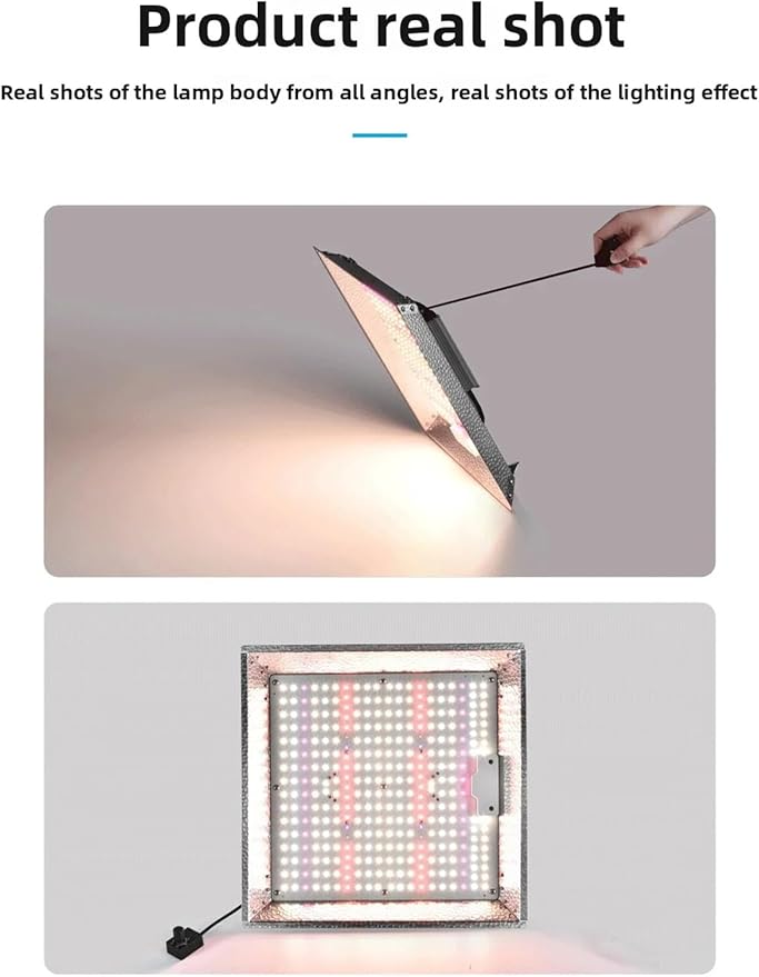 Led Grow Light 1200 Watt Dimmable Full Spectrum Growing Lamps for Indoor Plants Seeding Veg Bloom Light for 3x3/4x4ft Coverage100W