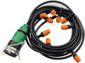 SagaSave Drip Irrigation kit Plant Watering System Gravity Fed Irrigation Water Drip Setfor Garden Greenhouse Yard Lawn Home or Vacation Use 20M 8/11 Tube 20 Nozzles