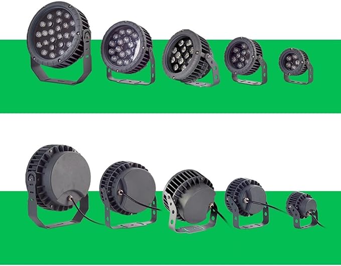 Rotation Spotlight - Spotlight Led Beam Light IP65 Waterproof 270° Park Tree Lights AC111-240V Outdoor Decorative Round Flood Light Lamp for Yard Lawn Engineering(Yellow12W)
