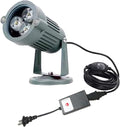 Kiven LED Outdoor Landscape with Automatic Timer 3W Spotlight Fixture Waterproof 110V with Plug Cast-Aluminum IP65 Warm White Ground Lights Garden Decoration Wall Light for Patio Pathway Lawn Yard