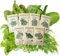 Asian Salad Garden Seed Assortment – 7 Varieties of Asian Greens – Chinese Cabbage Mizuna Mustard Tatsoi Daikon Sprouts – Non-GMO Heirloom – Stir-Fry &amp Salad Mix