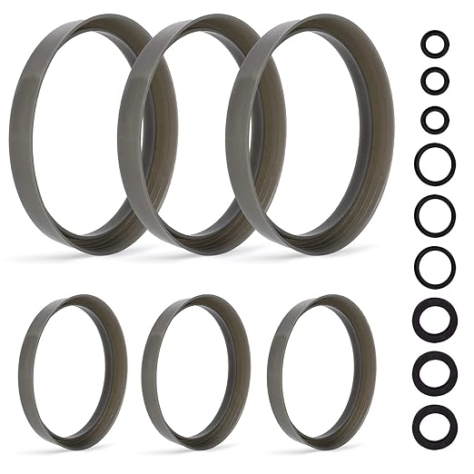 NEWTRY 3pcs Consumables Repair Sealing Rings for 0.4-4% Fertilizer Injector