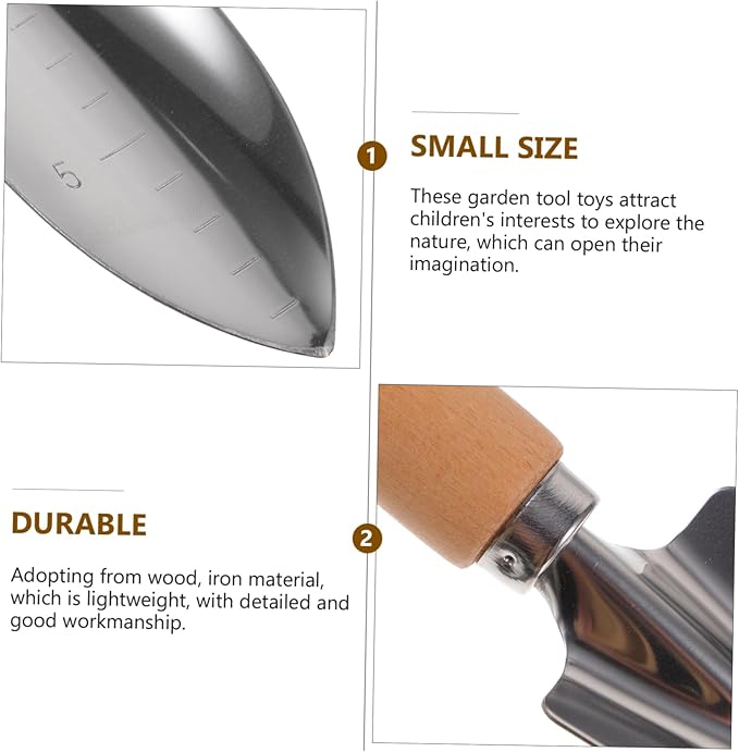 UPKOCH 1set Garden Tool Handle Portable Gardening Accessories for Planting Digging Weeding Comfortable Grip Garden Rake Trowel Spade