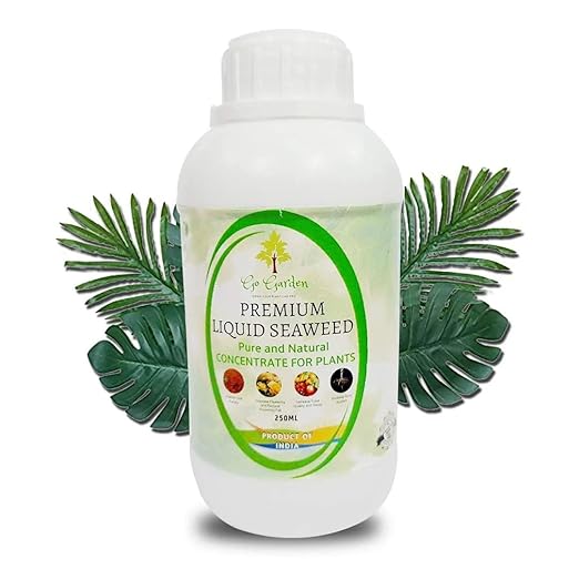 Go Garden Liquid Seaweed Fertilizer for Plants Concentrate Organic Fertilizer for Plant and Garden 250ML