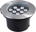 LED Ground Buried Light Recessed Underground Lights IP66 Waterproof Low Voltage Outdoor Embedded Spotlight for Garden Pathway Patio Deck Villa Landscape Light DC12/24V