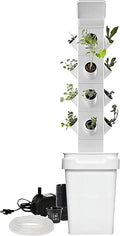 Garden Hydroponic Growing System Vertical Tower - Vegetable Plant Tower Gardening Lover - Automate Aeroponics Mini Indoor Outdoor Home Grow Herb 20Plants/1pc