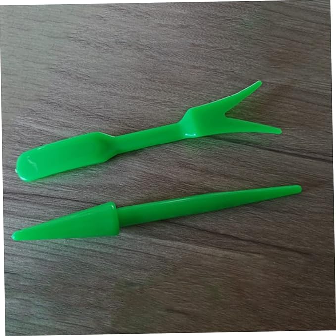 Happyyami 40 Sets Sowing Device Bonsai Planting Tool Potato Fork Succulent Widger Garden Hand Tool Mini Transplanting Tool Soil Scoops Hole Puncher Abs Pearlescent Work Supplies