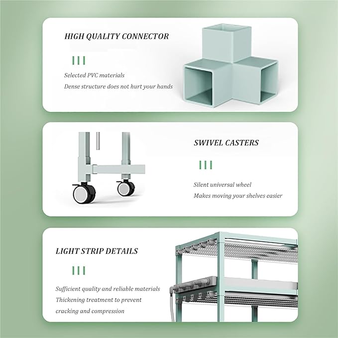 Hydroponics Growing Systems Kit Garden Hydroponic Growing Systemsfor Herbs Fruits and Vegetables.(with Lights)