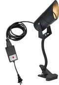 Kiven IP65 Waterproof LED Landscape Up Down Light Mini Decorative Spotlight Lamp with Plug-in Cord and Timer for Indoor Outdoor Plants Yard Advertising Board (10W Cool White)-HWD0157