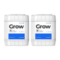 Athena Blended Grow A&ampB | 2-Part Vegetative Liquid Fertilizer for Hydroponics &amp Soil | Plant Food for Veg Stage Growth | NPK A 4-0-1 | B 1-3-5 | 5 Gallon