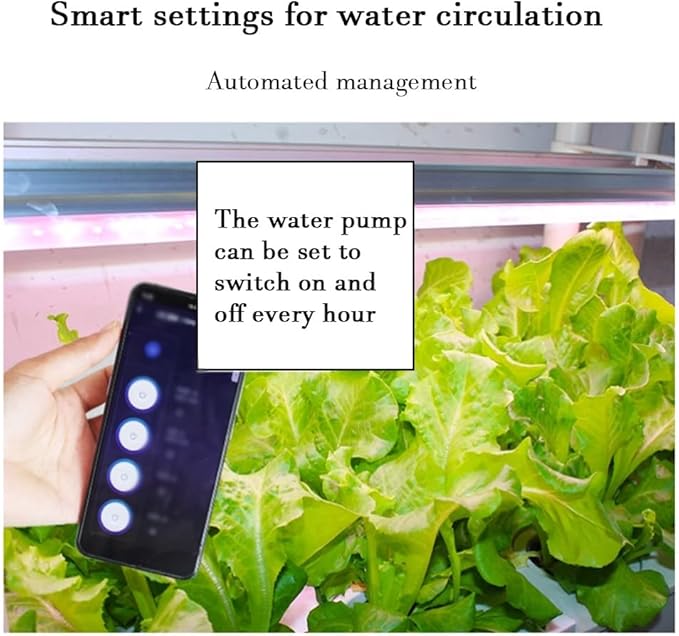 Triple-Layer Large Capacity Hydrophonic Planter Grower Hydroponic Growing System Kits Built-in Circulating Water Pump Soilless Cultivation for Fruits Herb